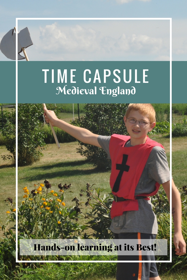 There is NO BETTER WAY to learn than to allow your child to EXPERIENCE the time period their learning about. Time Capsule: Medieval England is the next best thing to taking a time machine back to medieval times. So much fun yet thorough! Click through to learn more.